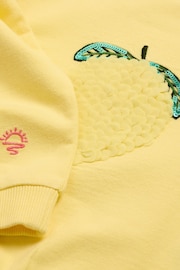 White Stuff Yellow Lemon Sweatshirt - Image 3 of 3