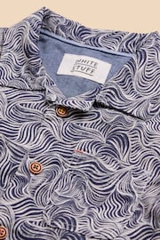 White Stuff Multi Mini Waves Printed Short Sleeve Shirt - Image 3 of 3