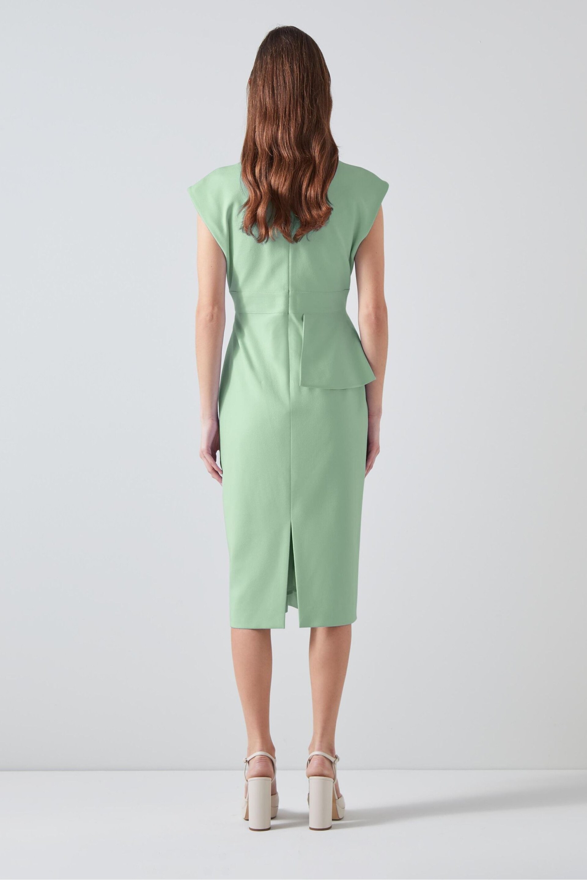 LK Bennett Mia Lenzing™ Ecovero™ Viscose Blend Dress - Image 2 of 3