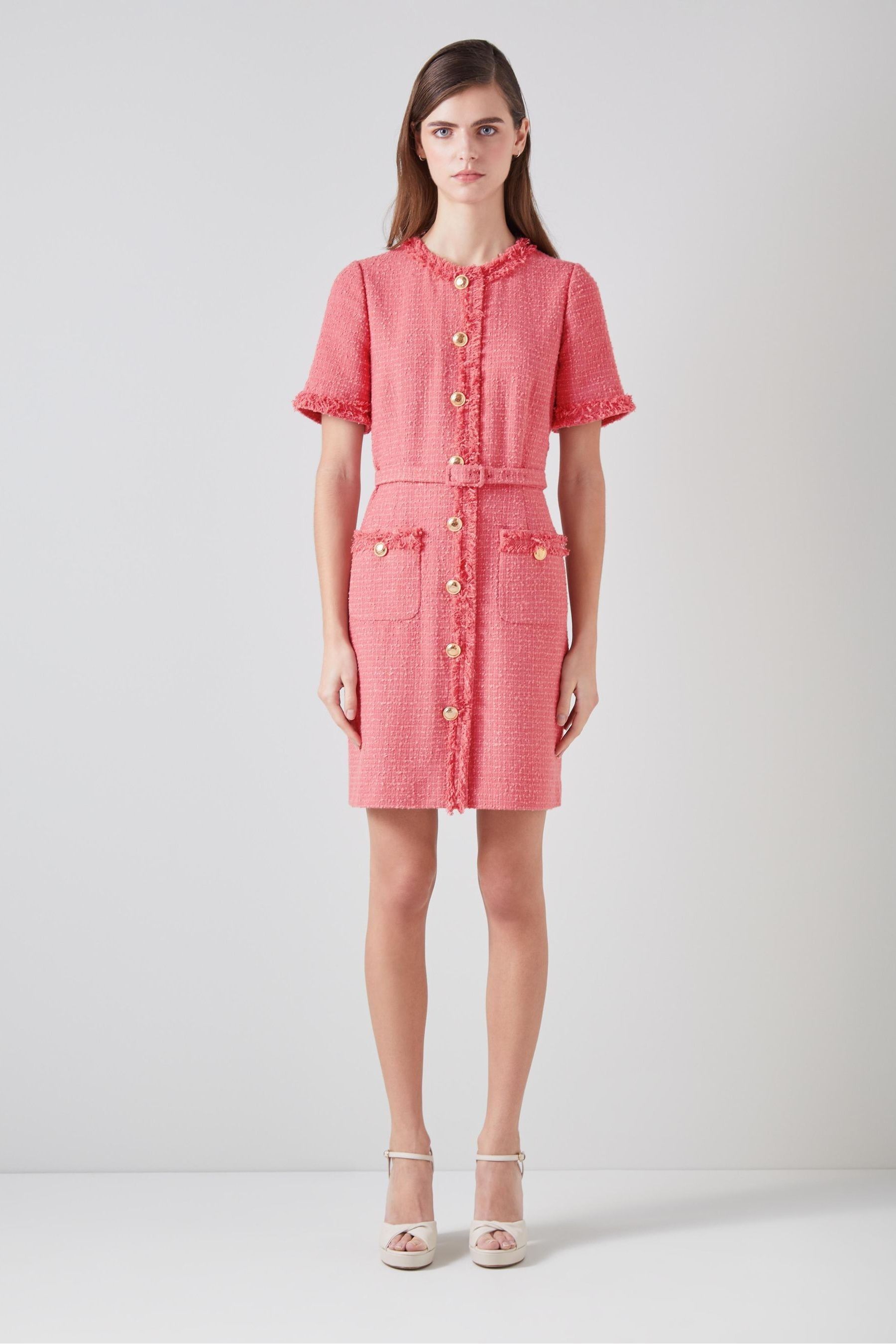 Lk bennett tweed dress online