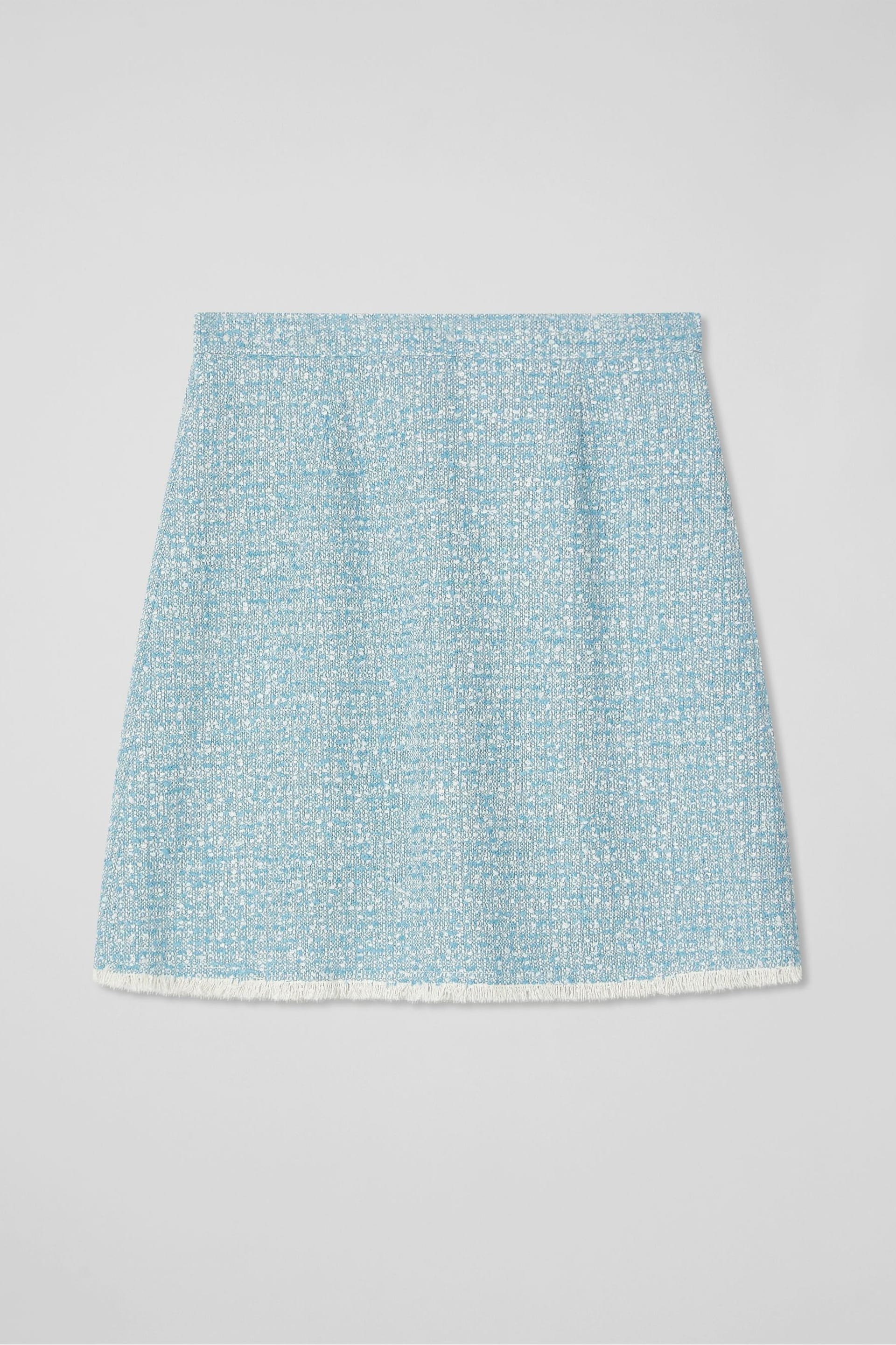 LK Bennett Karis Italian Cotton Blend Tweed Skirt - Image 4 of 4