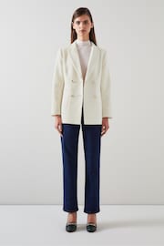 LK Bennett Mariner Italian Cotton-Blend Tweed Jacket - Image 1 of 3
