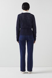 LK Bennett Amie Organic Cotton Cardigan - Image 2 of 4