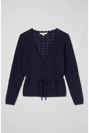 LK Bennett Amie Organic Cotton Cardigan - Image 4 of 4