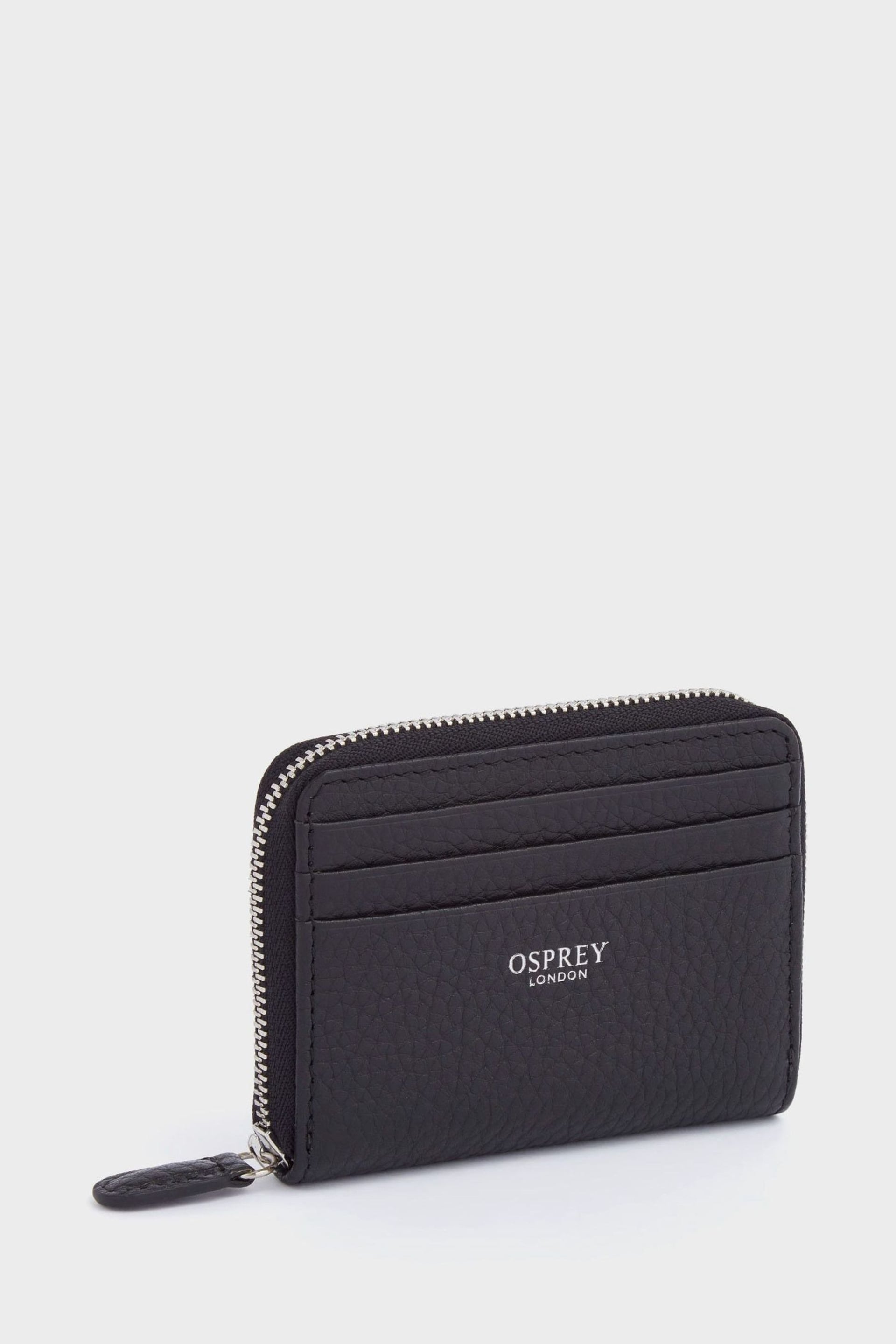 OSPREY LONDON Small The Lyra Leather RFID Zip  Purse - Image 3 of 5