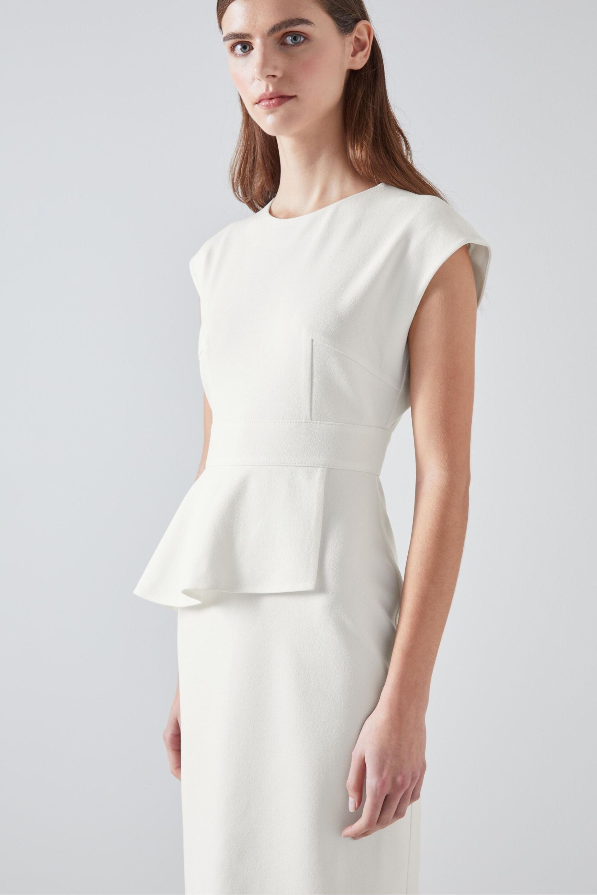 LK Bennett Mia Lenzing™ Ecovero™ Viscose Blend Dress - Image 1 of 4