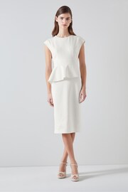 LK Bennett Mia Lenzing™ Ecovero™ Viscose Blend Dress - Image 2 of 4