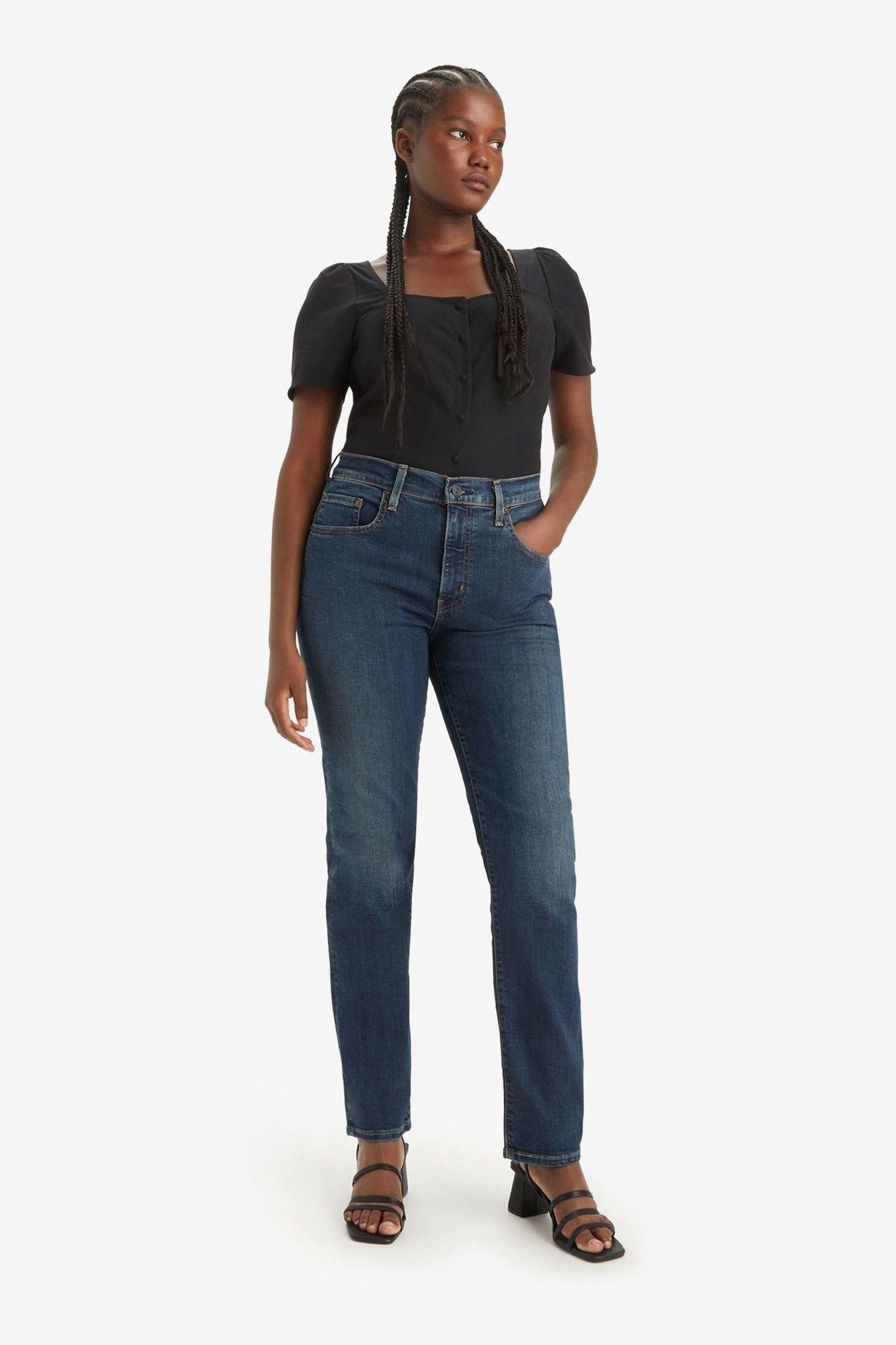 Levi's 724 high rise straight jeans next episode deals