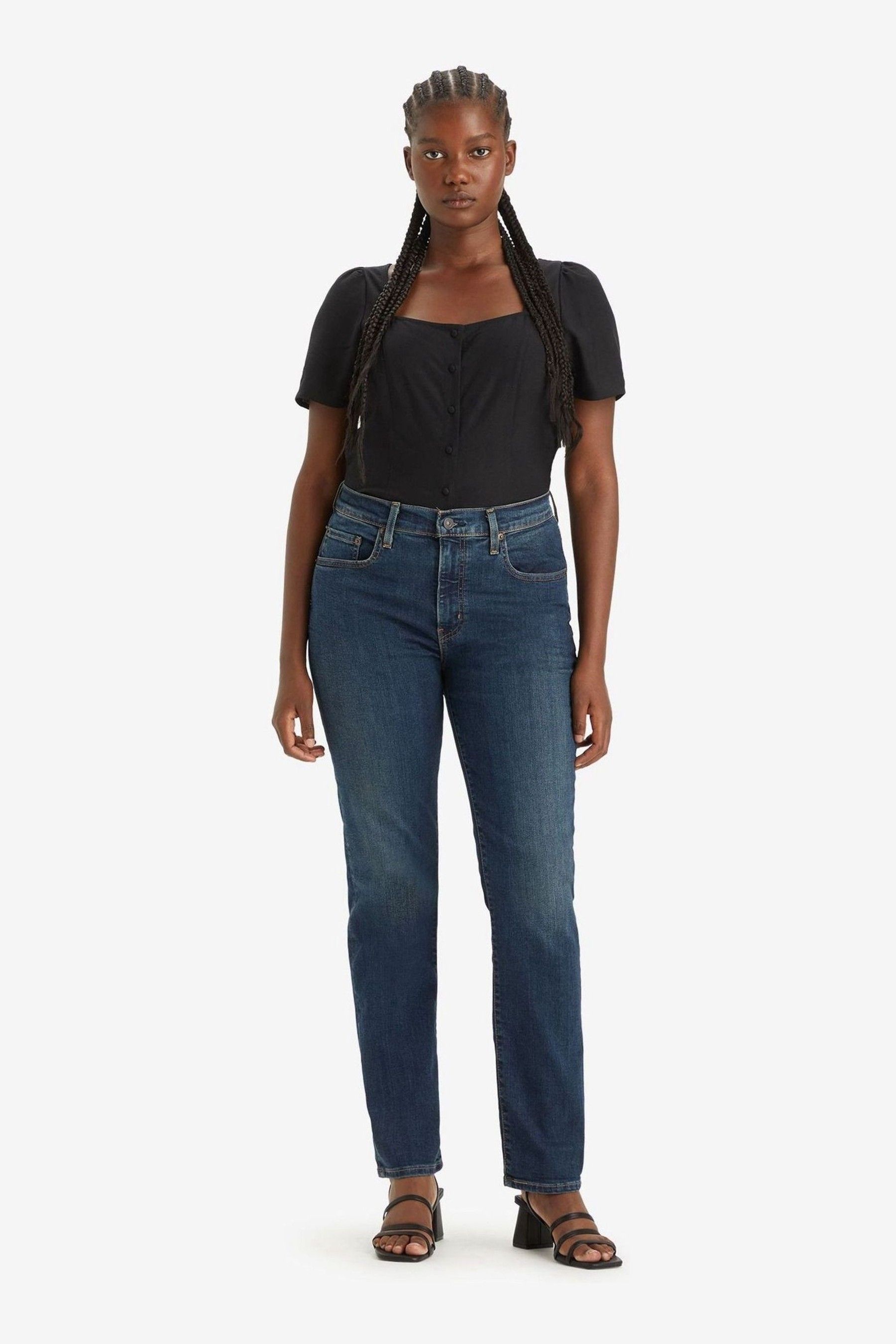 Jean droit taille haute levis hotsell