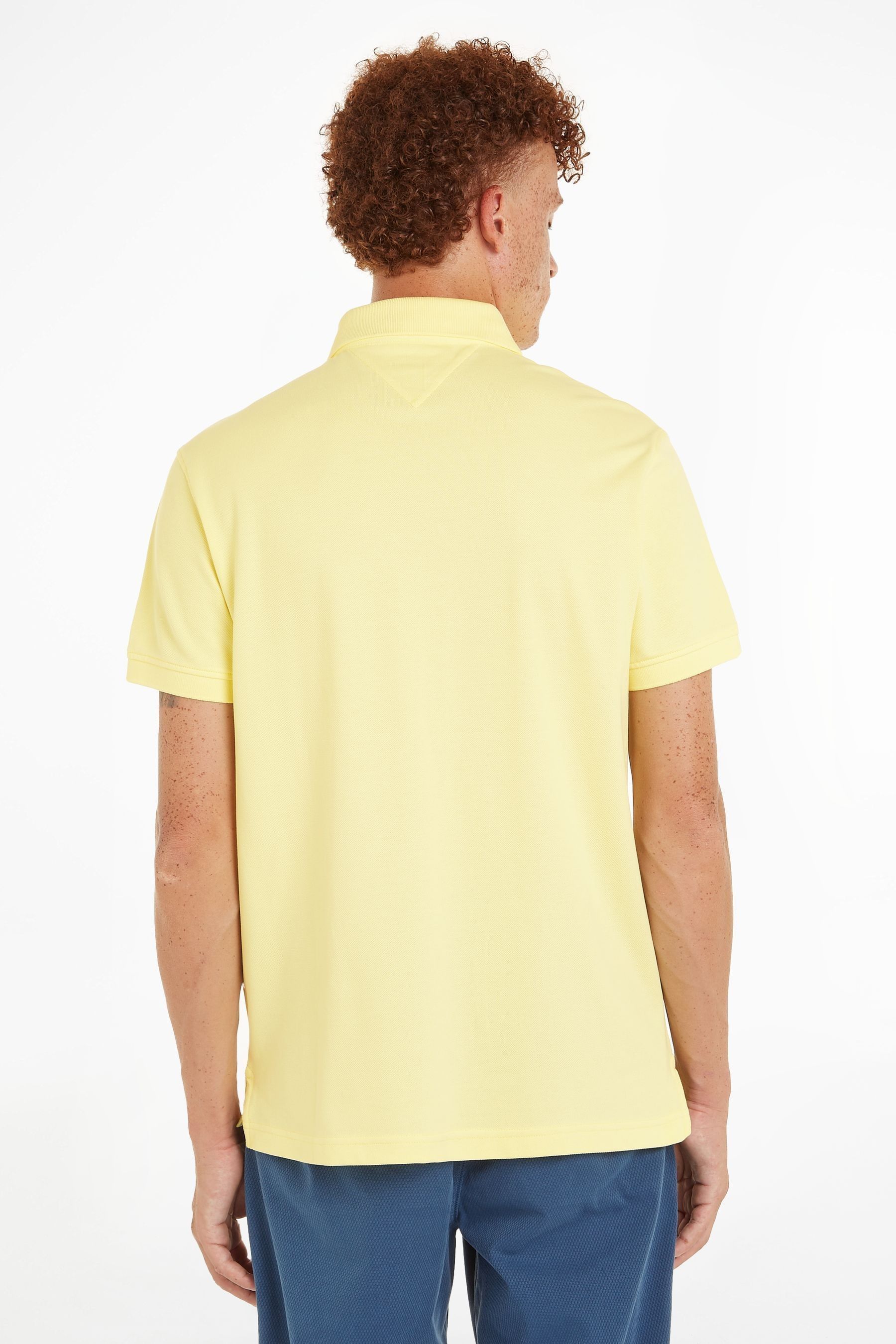 Tommy hilfiger yellow polo t shirt cheap