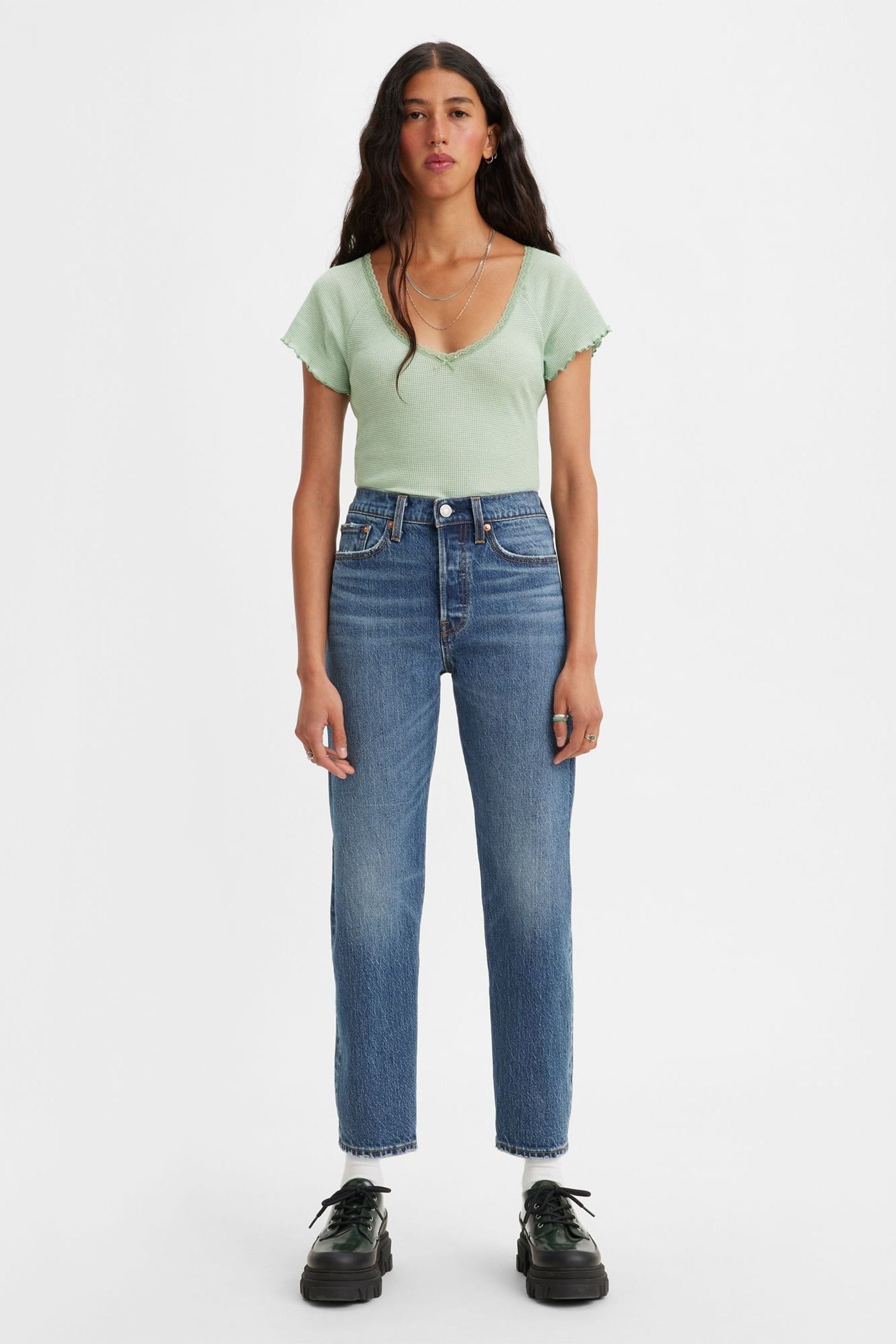 Levi's vintage wedgie jeans top