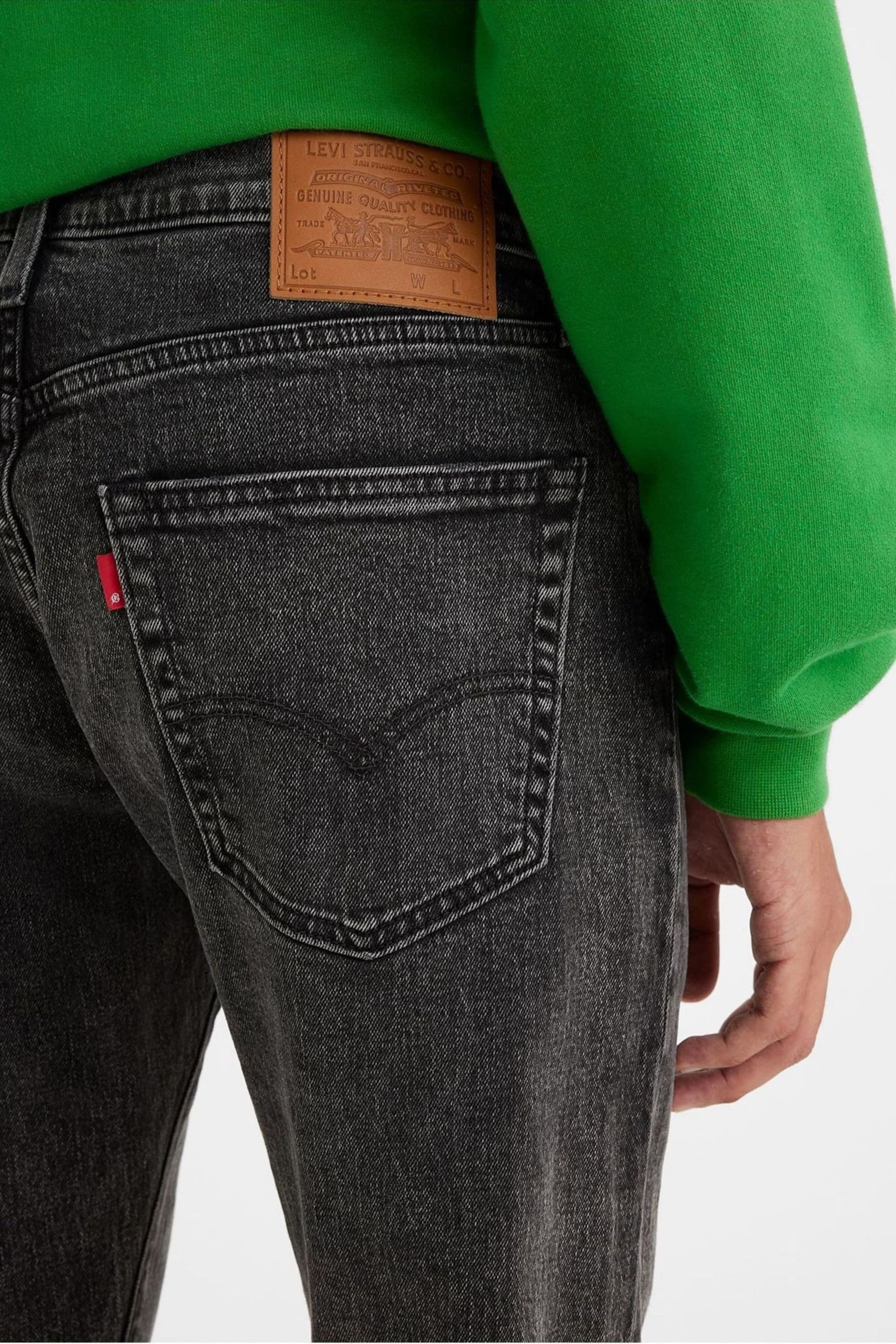 Levi's® Black 502™ Taper Jeans - Image 2 of 5