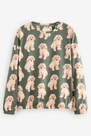 Sage Green Charlie The Cockapoo 100% Cotton Long Sleeve Pyjamas - Image 2 of 6