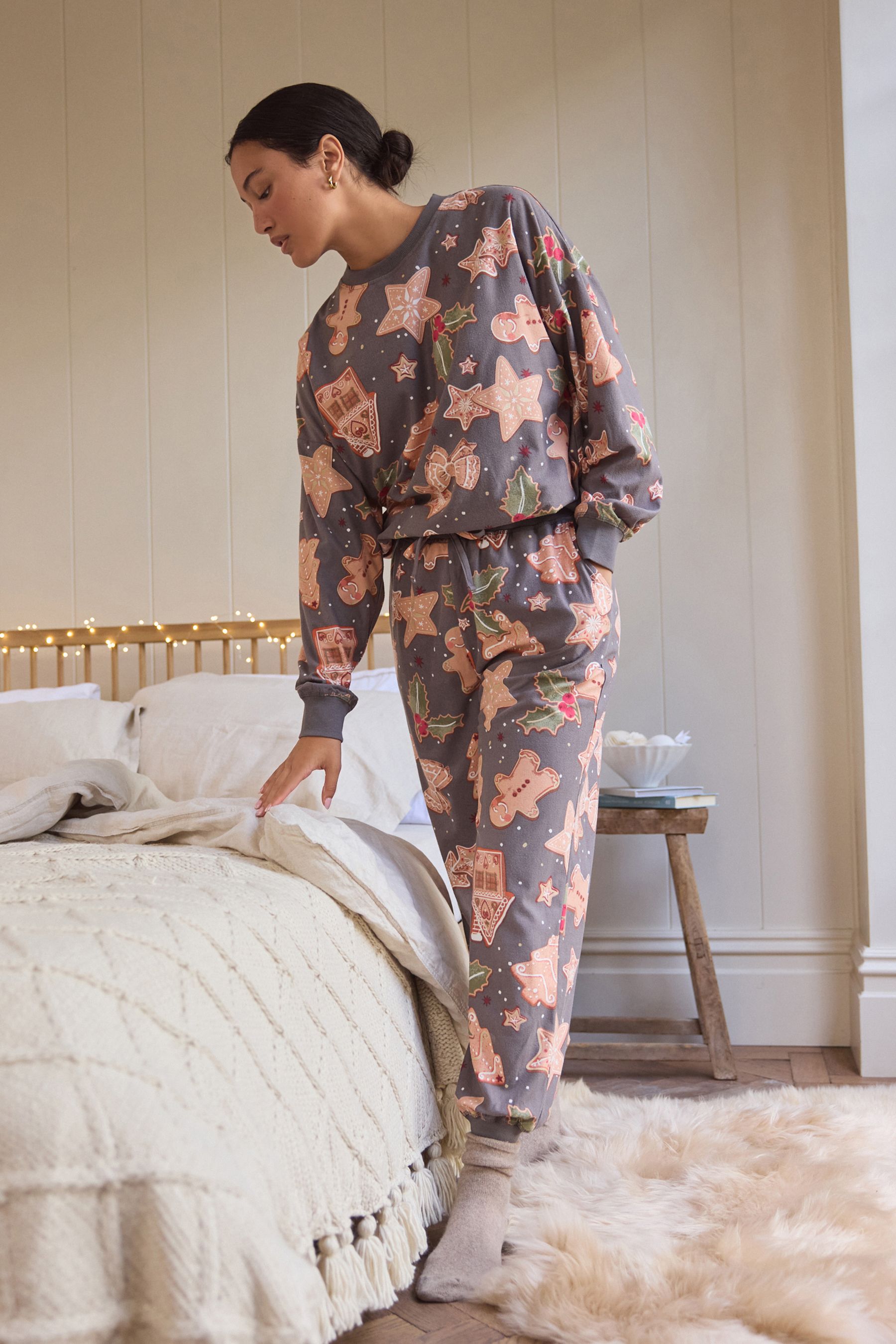 Gingerbread man pyjamas women's online
