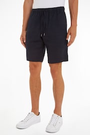 Tommy Hilfiger Blue Harlem Linen Shorts - Image 1 of 3