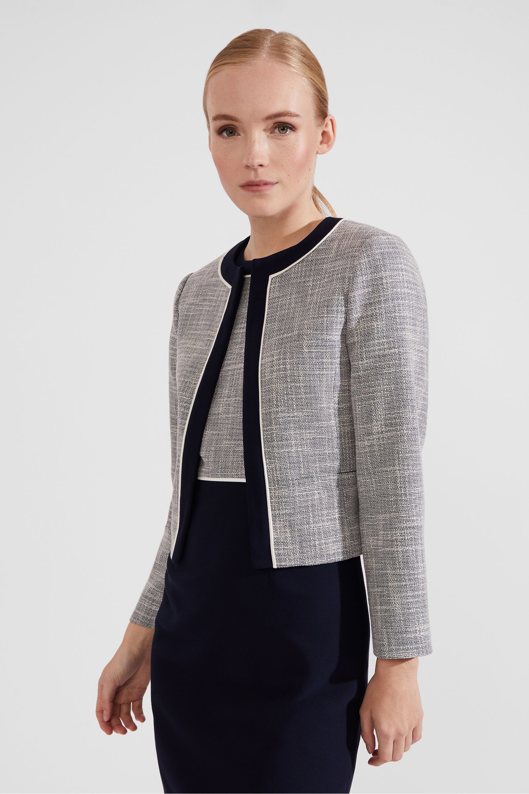 Hobbs navy jacket outlet
