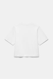 Mint Velvet White Ultimate Cotton T-Shirt - Image 4 of 4