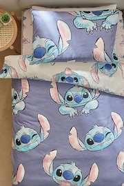 Lilac Purple Lilo and Stitch Supersoft Brushed Cotton Duvet Cover and Pillowcase Set - Image 5 of 7