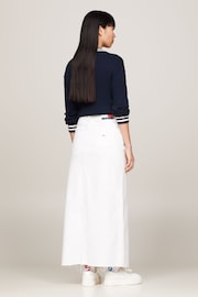 Tommy Jeans Claire High Maxi White Skirt - Image 2 of 6