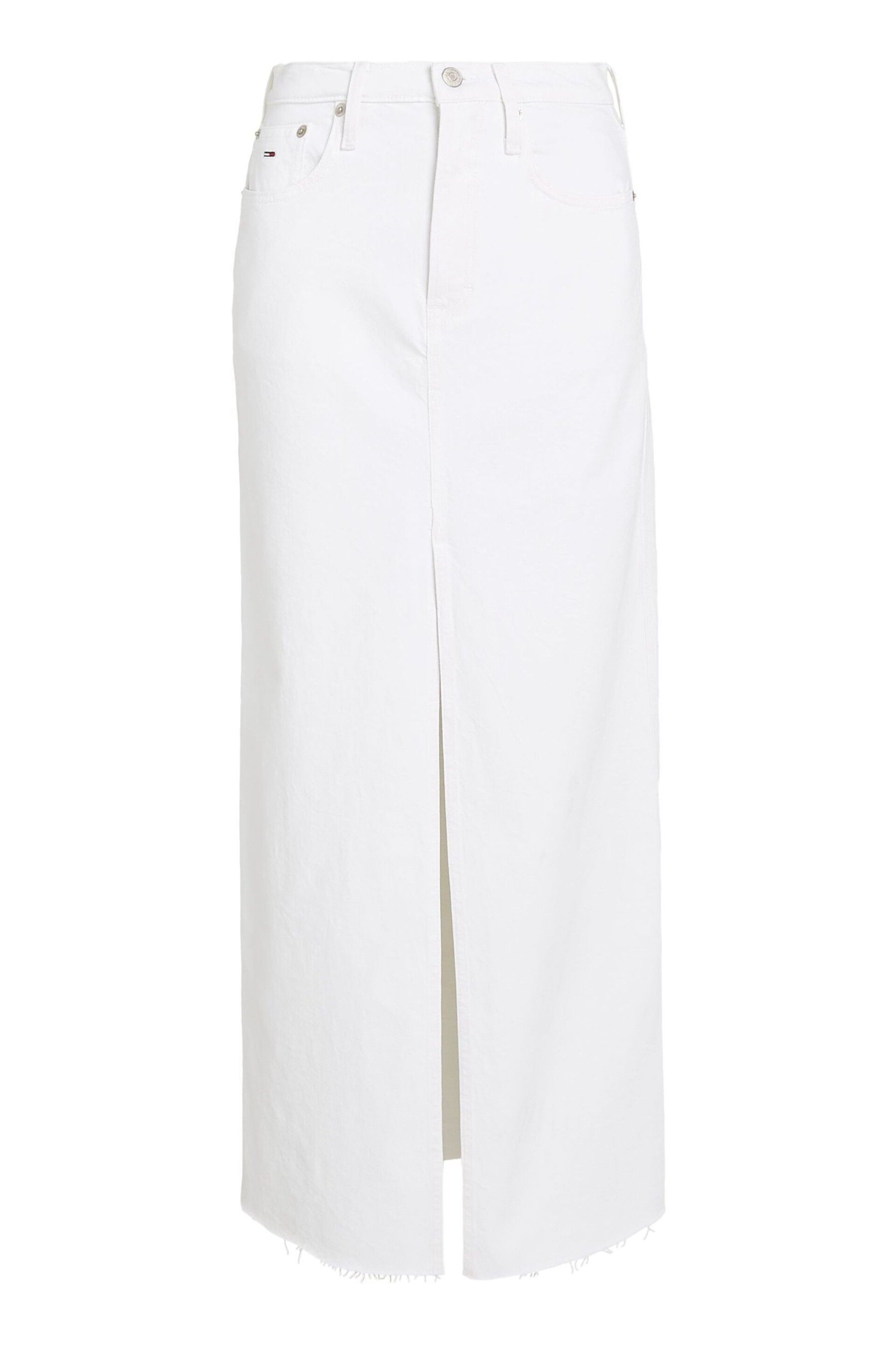 Tommy Jeans Claire High Maxi White Skirt - Image 4 of 6
