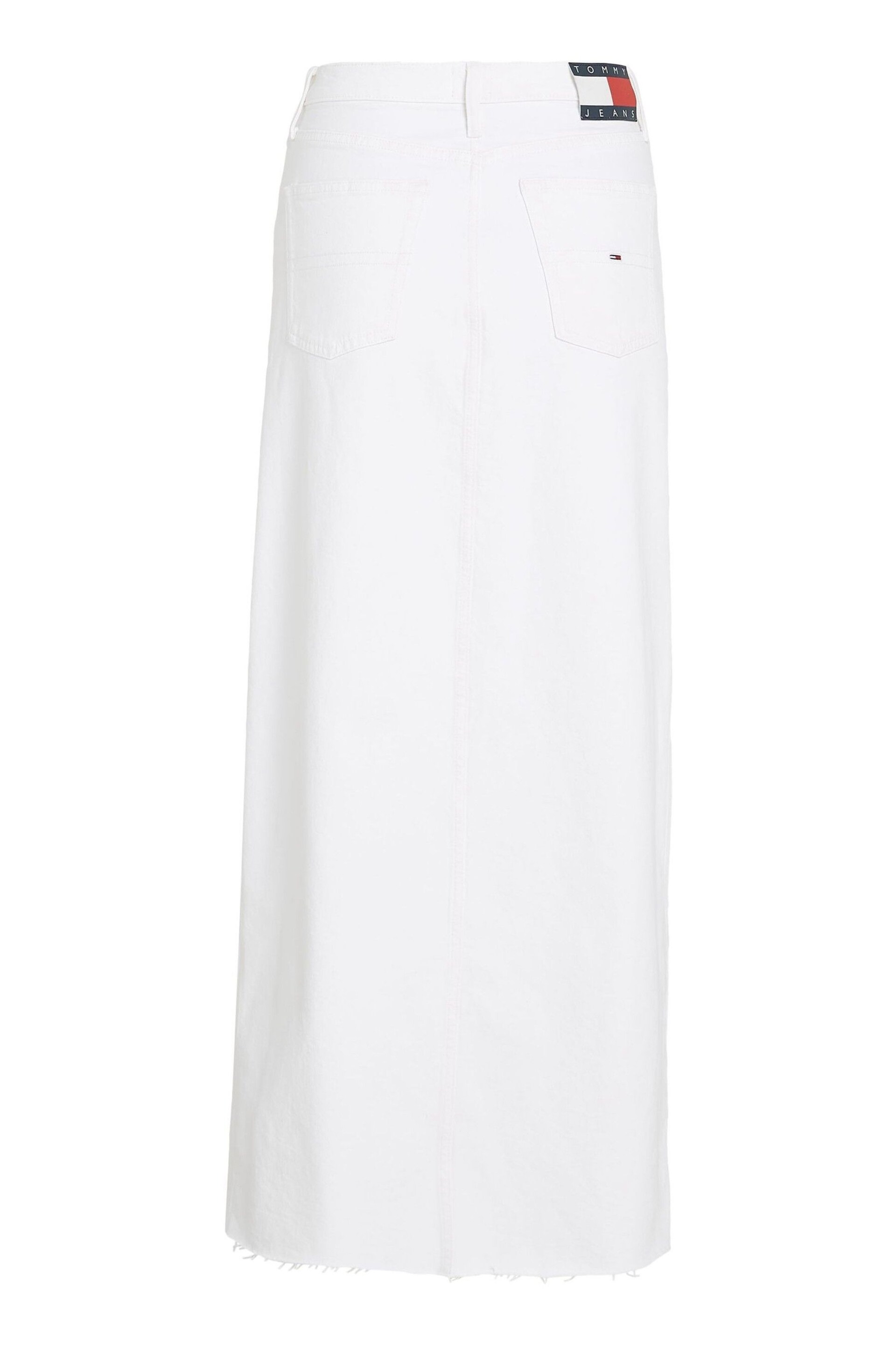 Tommy Jeans Claire High Maxi White Skirt - Image 5 of 6