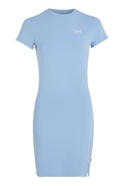 Tommy Jeans Blue Bodycon Dress - Image 4 of 6