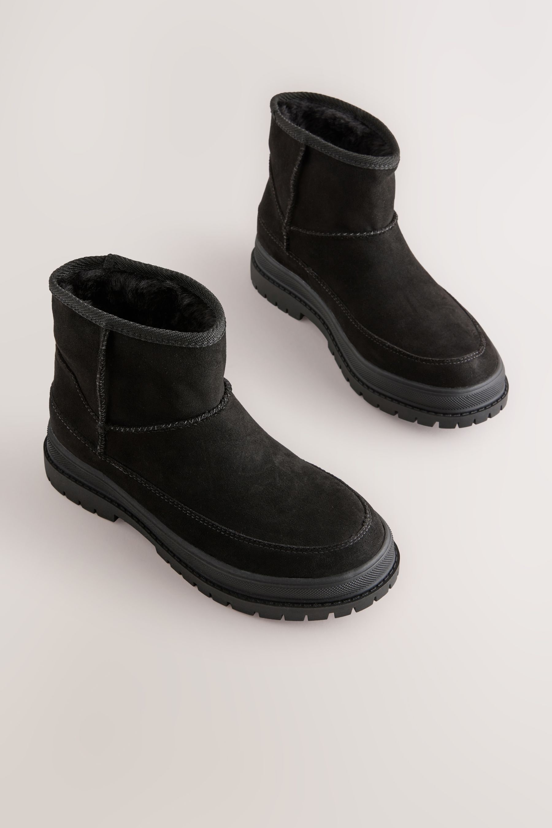 Next black suede boots on sale