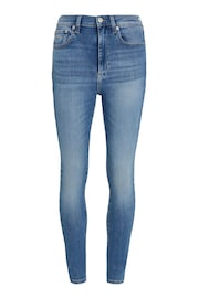 Tommy Jeans Light Blue Sylvia High Rise Skinny Jeans - Image 4 of 6