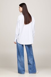 Tommy Jeans Oversized Blue Stripe Shirt - Image 2 of 6