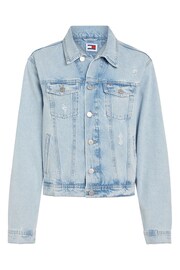 Tommy Jeans Mom Fit Denim Blue Jacket - Image 4 of 6