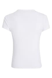 Tommy Jeans Slim Essential Rib T-Shirt - Image 5 of 6