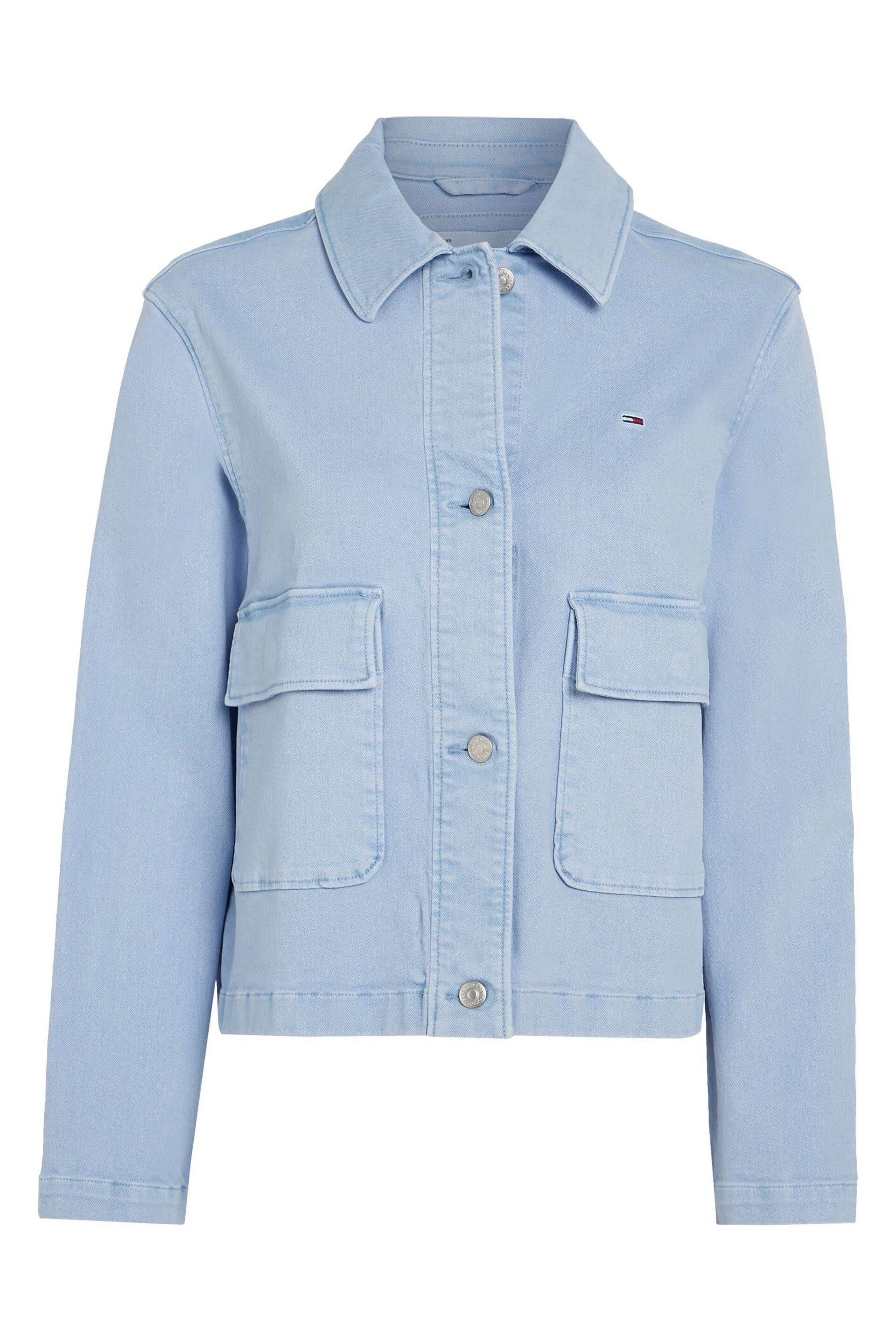 Tommy Jeans Cotton Blue Jacket - Image 4 of 6