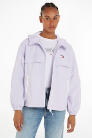 Tommy Jeans Purple Chicago Windbreaker - Image 1 of 6