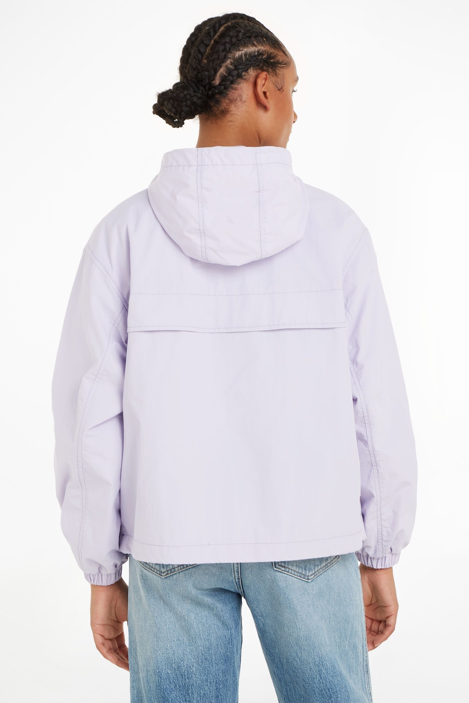 Tommy Jeans Purple Chicago Windbreaker - Image 2 of 6