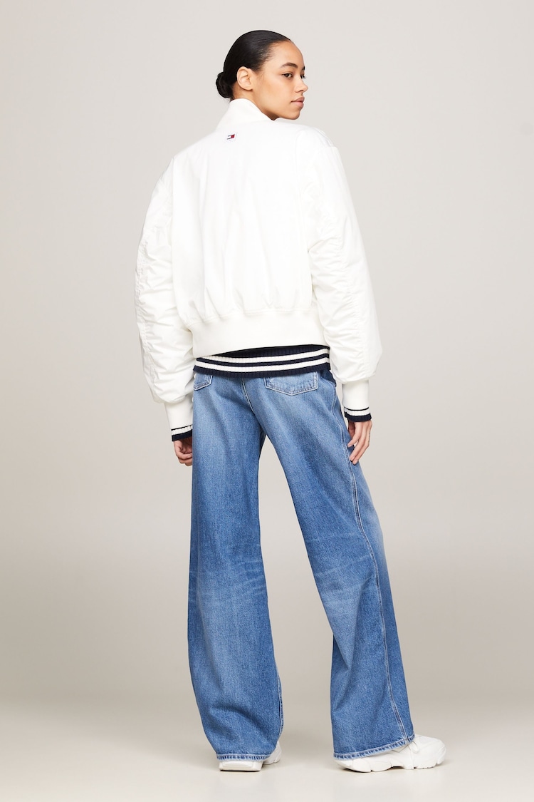 Tommy Jeans Blue Classics Bomber Jacket - Image 2 of 7