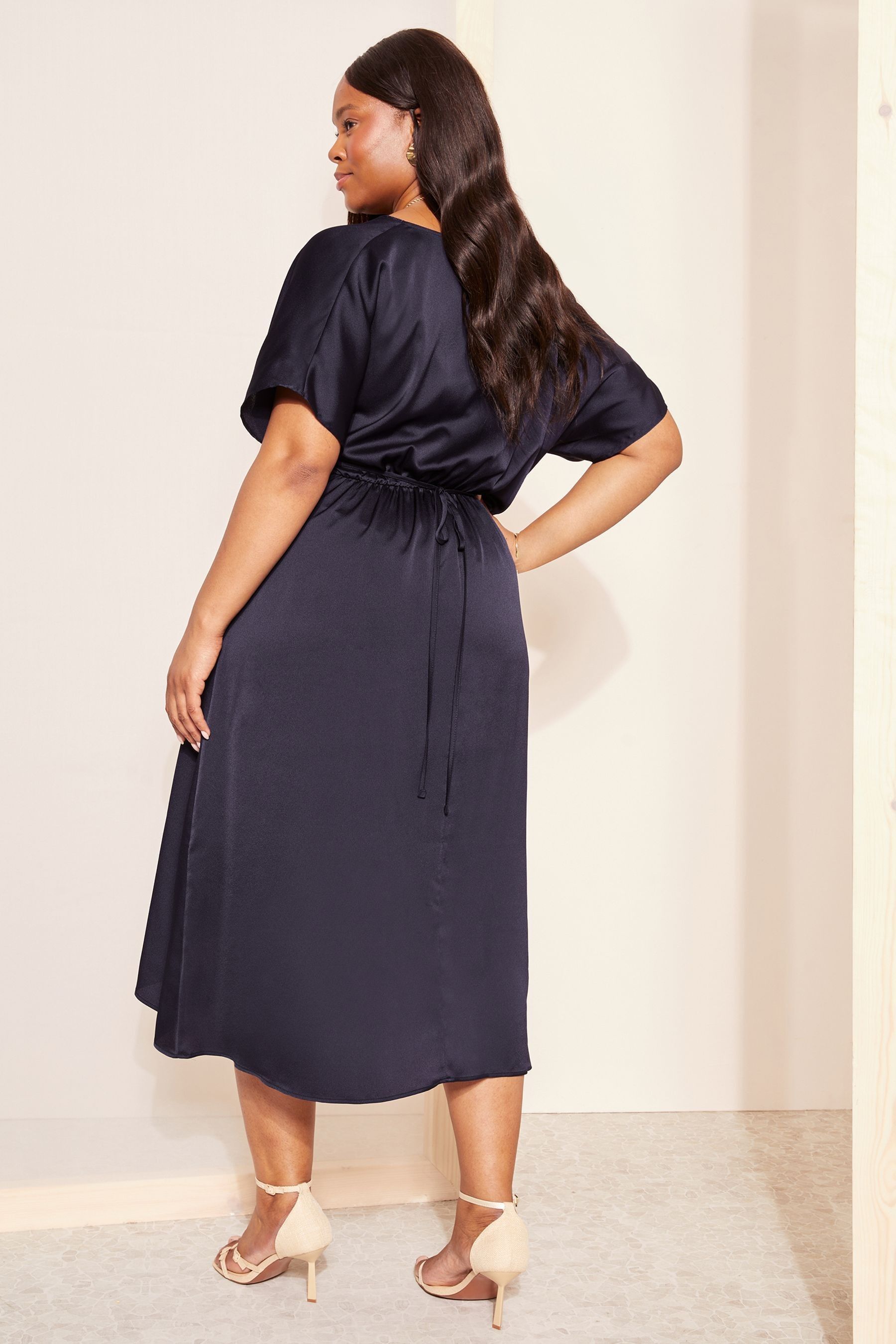 Next navy wrap dress 2025