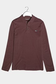 BadRhino Big & Tall Red Essential Long Sleeve Polo Shirt - Image 2 of 3