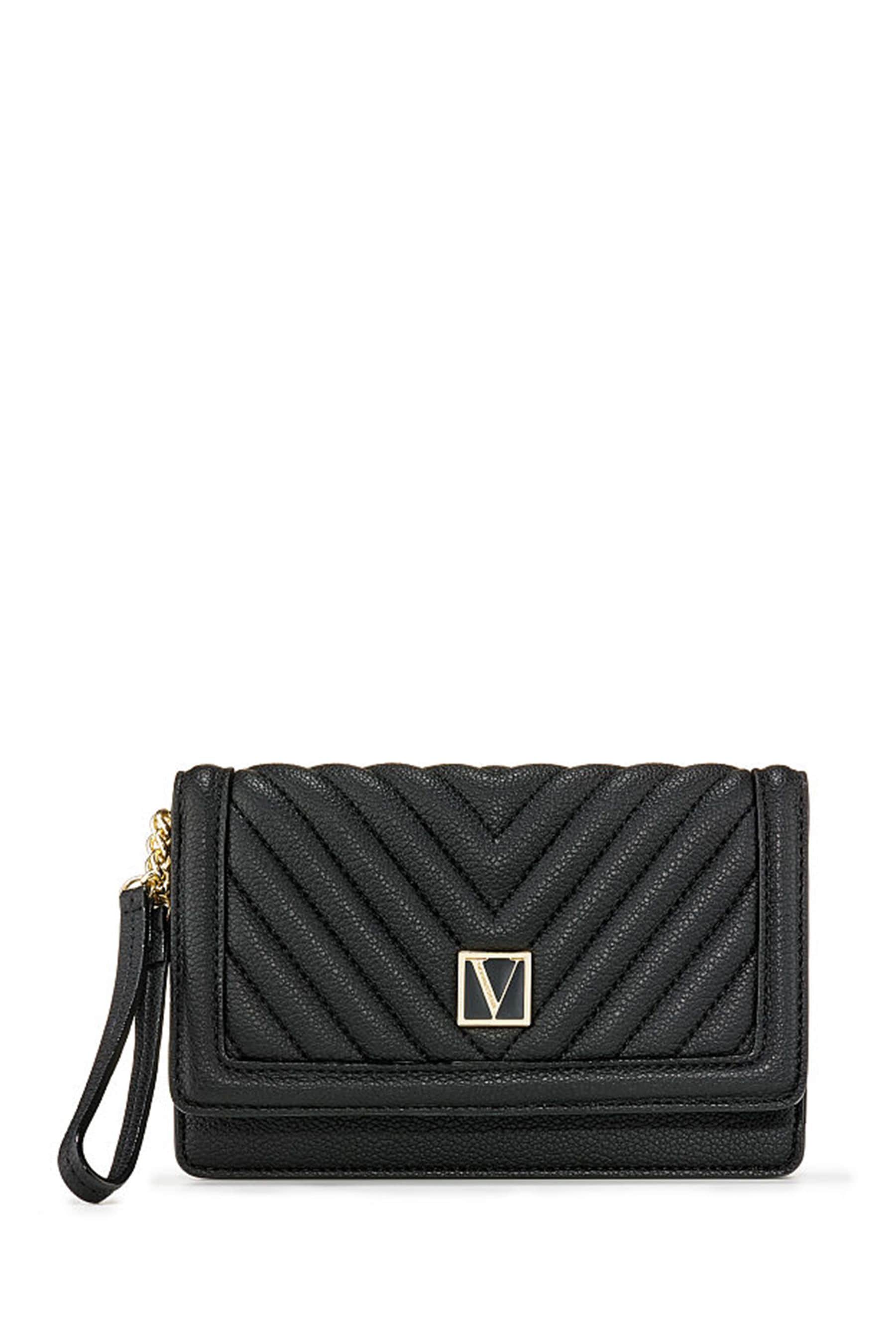 Buy Victoria s Secret Black Lily Wristlet Clutch Purse from Next Ireland