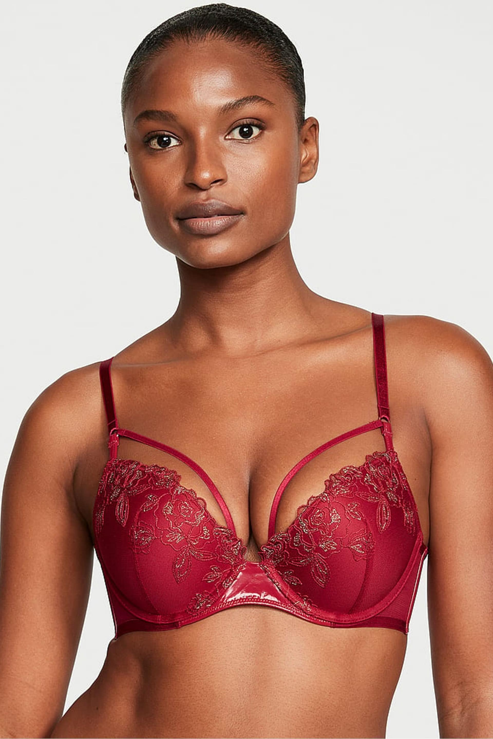 Victoria's Secret Red Lacquer Push Up Bra - Image 1 of 3