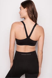 Victoria's Secret Black Smooth Front Fastening Wired High Impact Sports Bra - Image 2 of 4