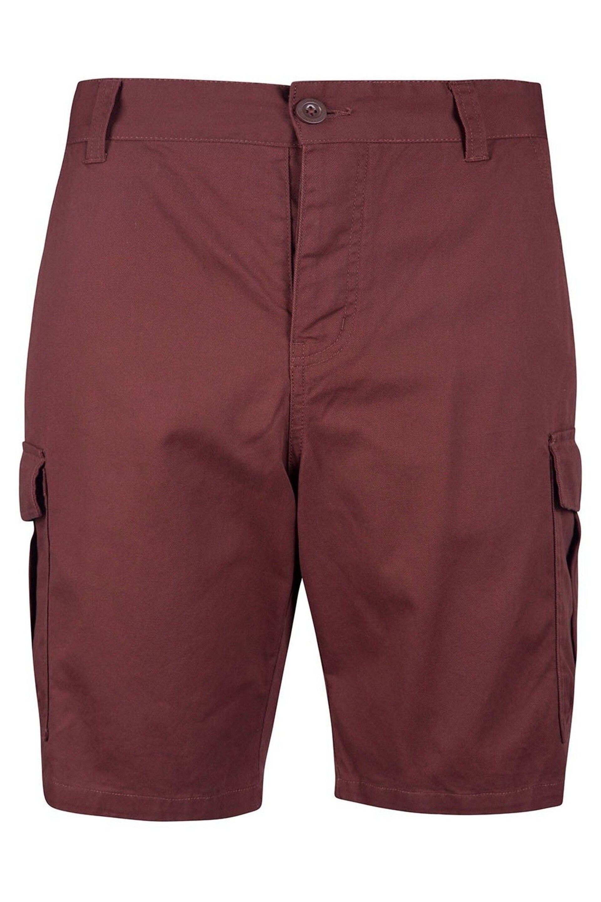 Mountain Warehouse Deep Red Lakeside Mens Cargo Shorts - Image 1 of 4