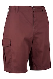 Mountain Warehouse Deep Red Lakeside Mens Cargo Shorts - Image 2 of 4