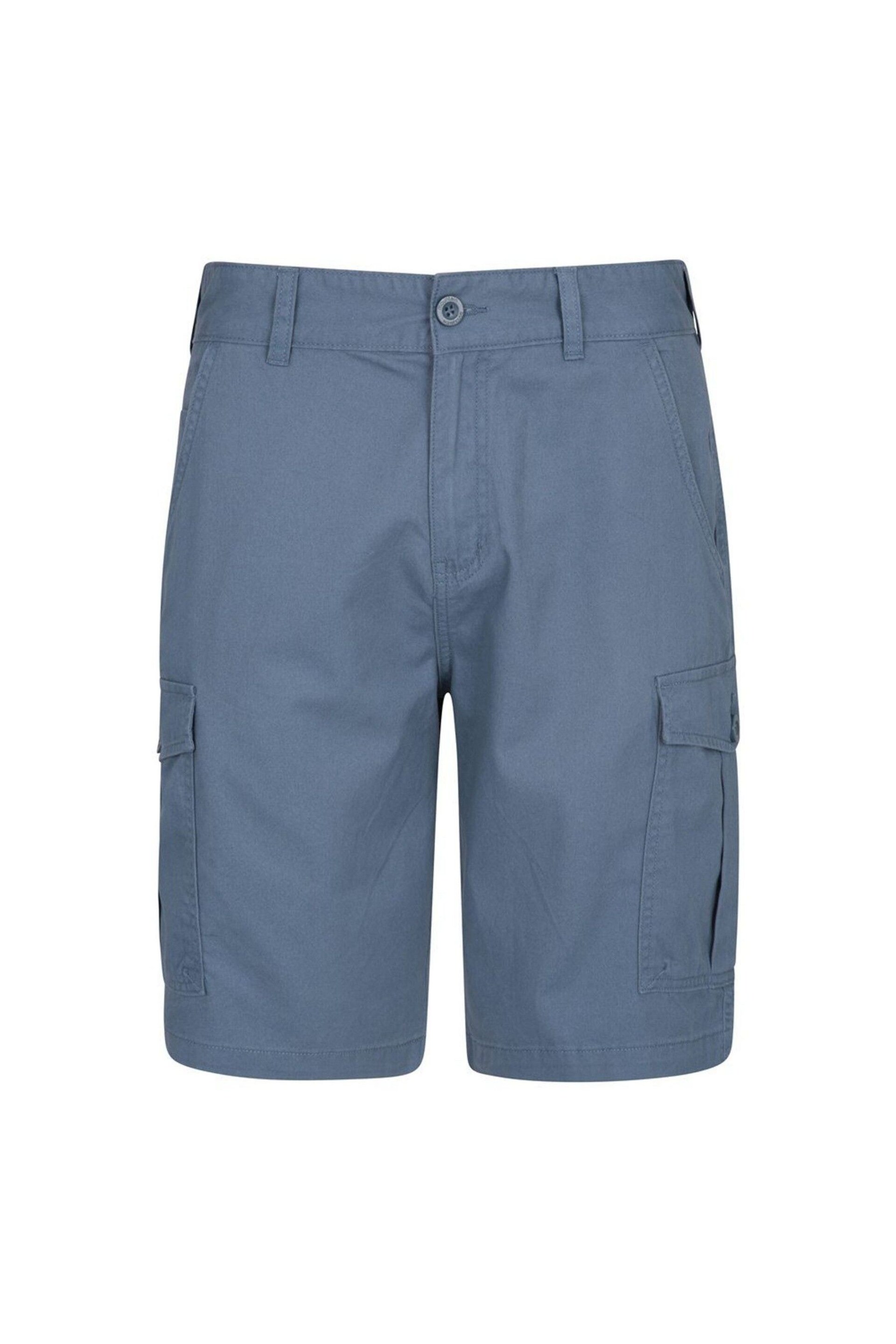 Mountain Warehouse Blue Lakeside Mens Cargo Shorts - Image 1 of 4