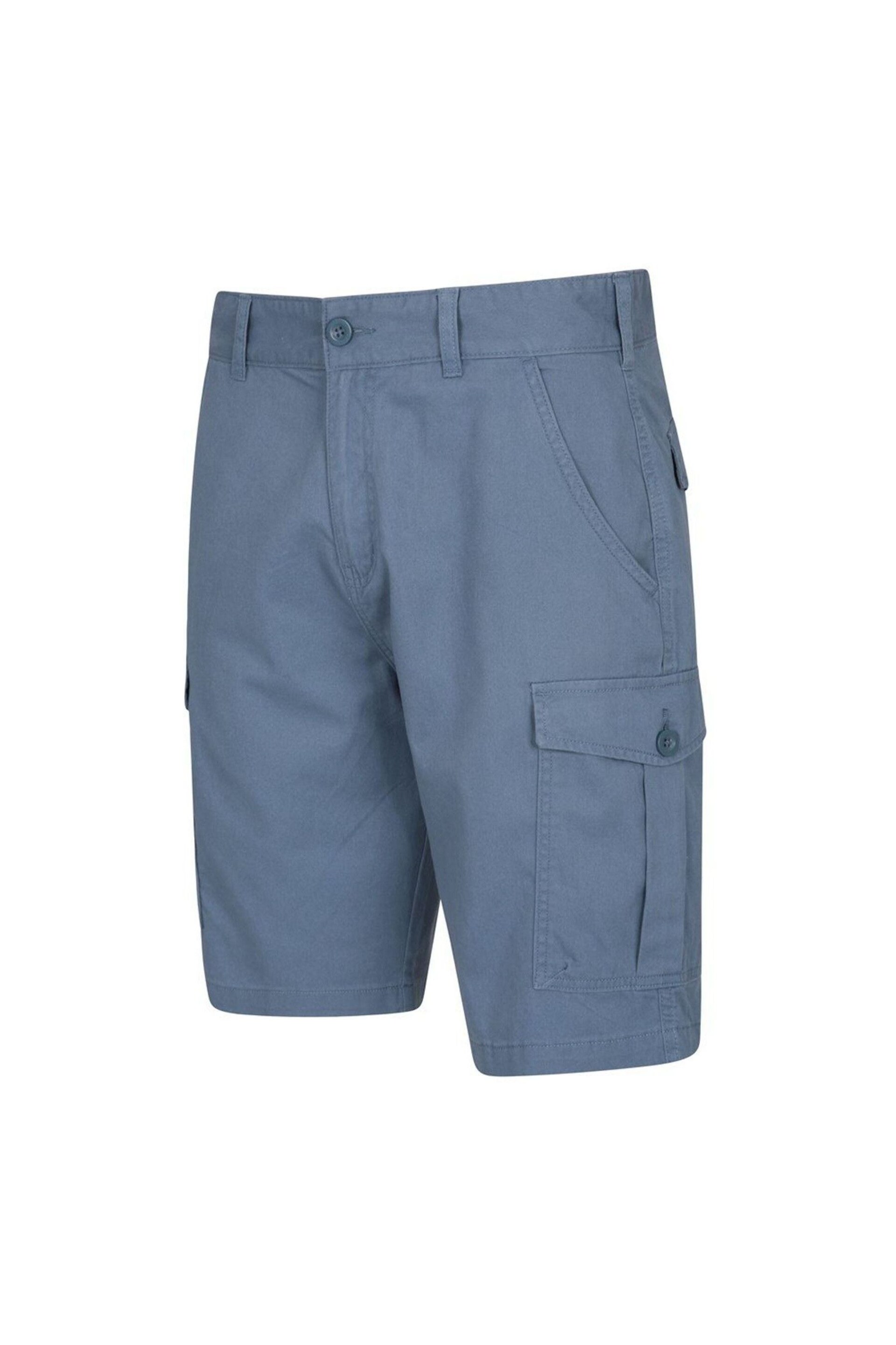 Mountain Warehouse Blue Lakeside Mens Cargo Shorts - Image 2 of 4