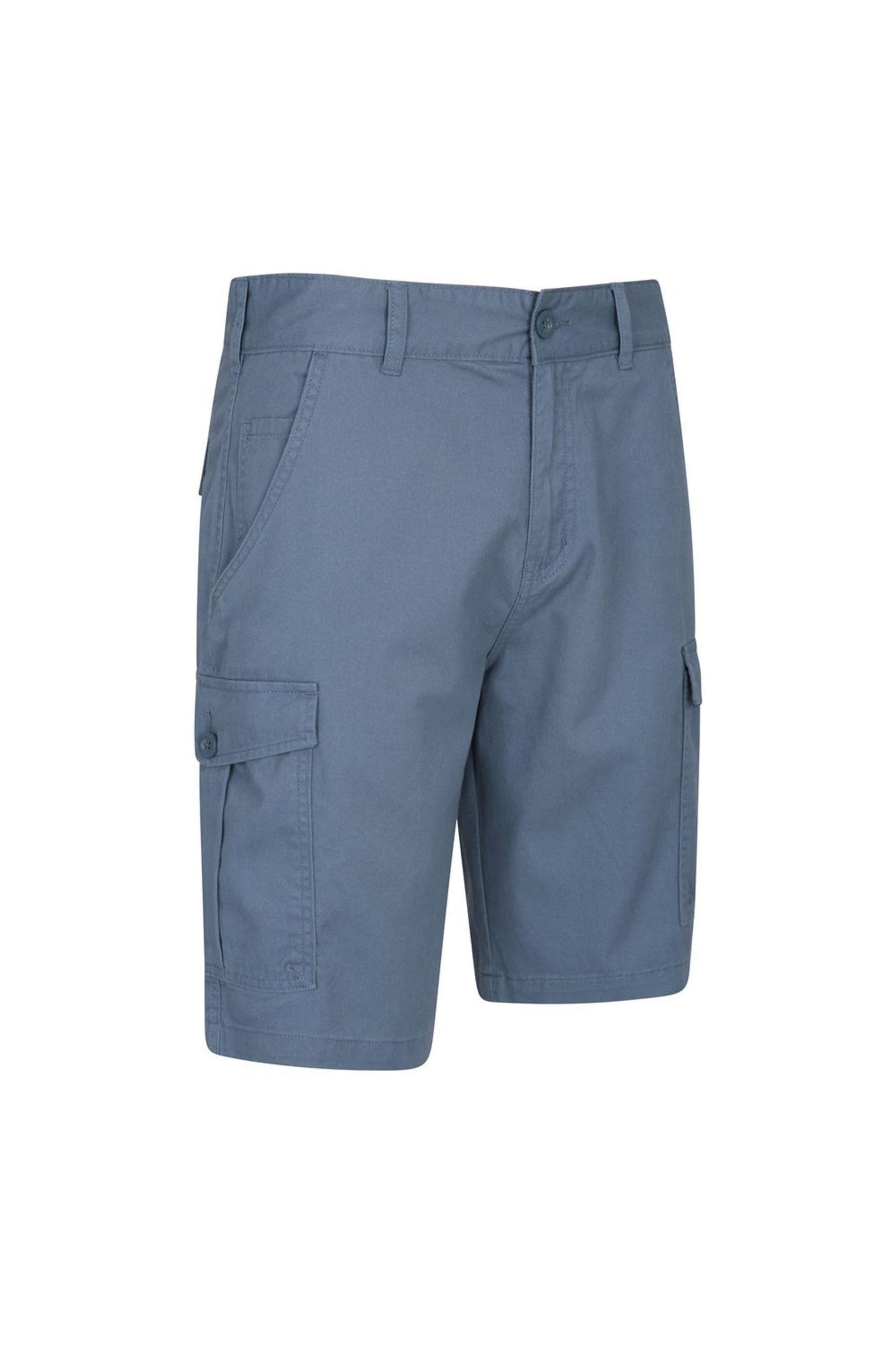 Mountain Warehouse Blue Lakeside Mens Cargo Shorts - Image 3 of 4