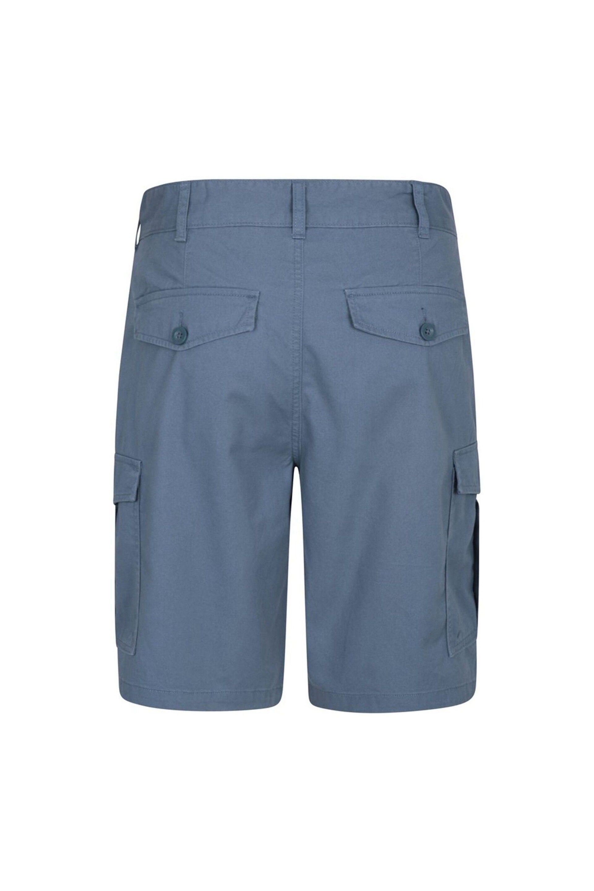 Mountain Warehouse Blue Lakeside Mens Cargo Shorts - Image 4 of 4