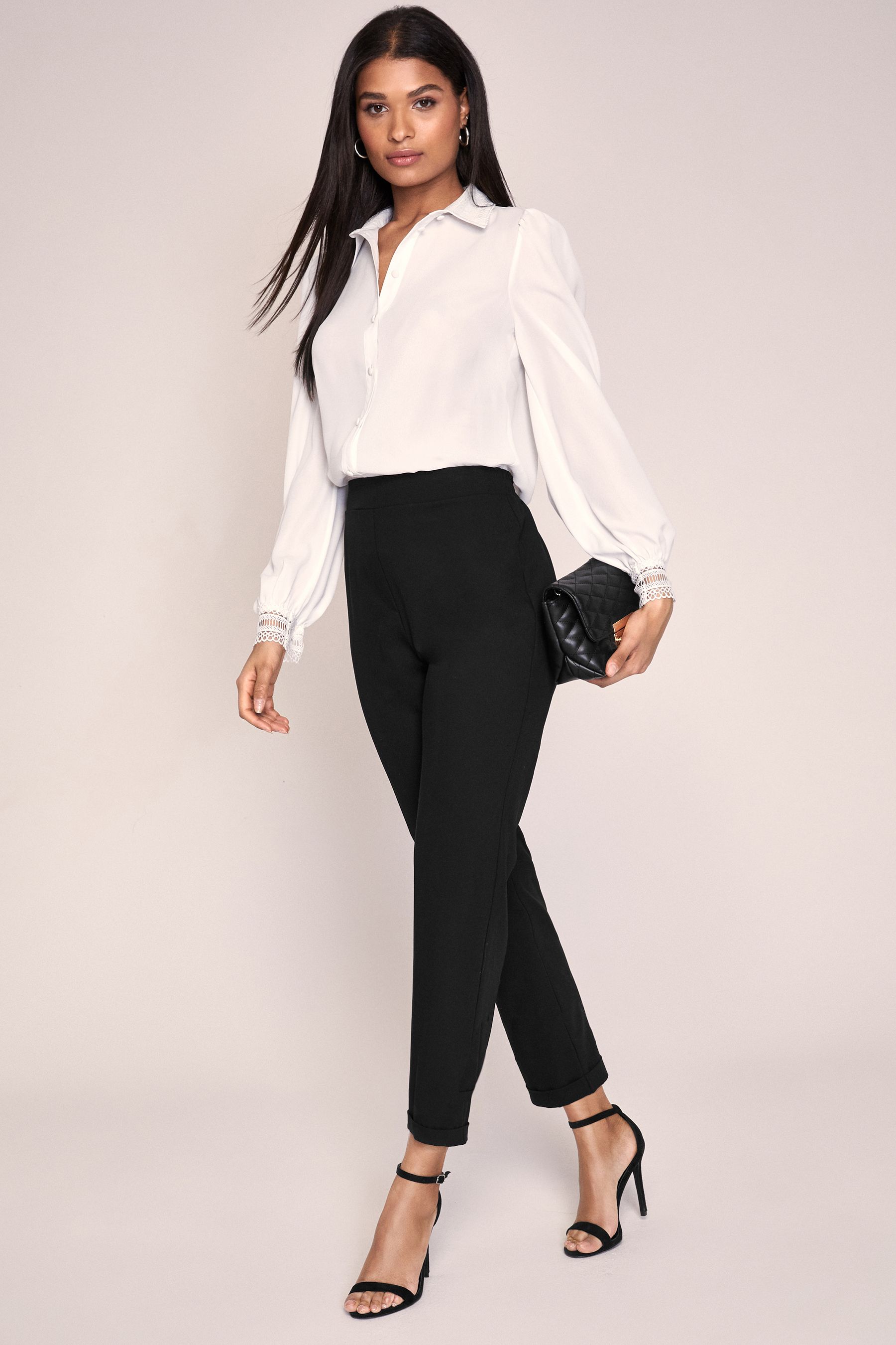 Next petite tapered trousers top
