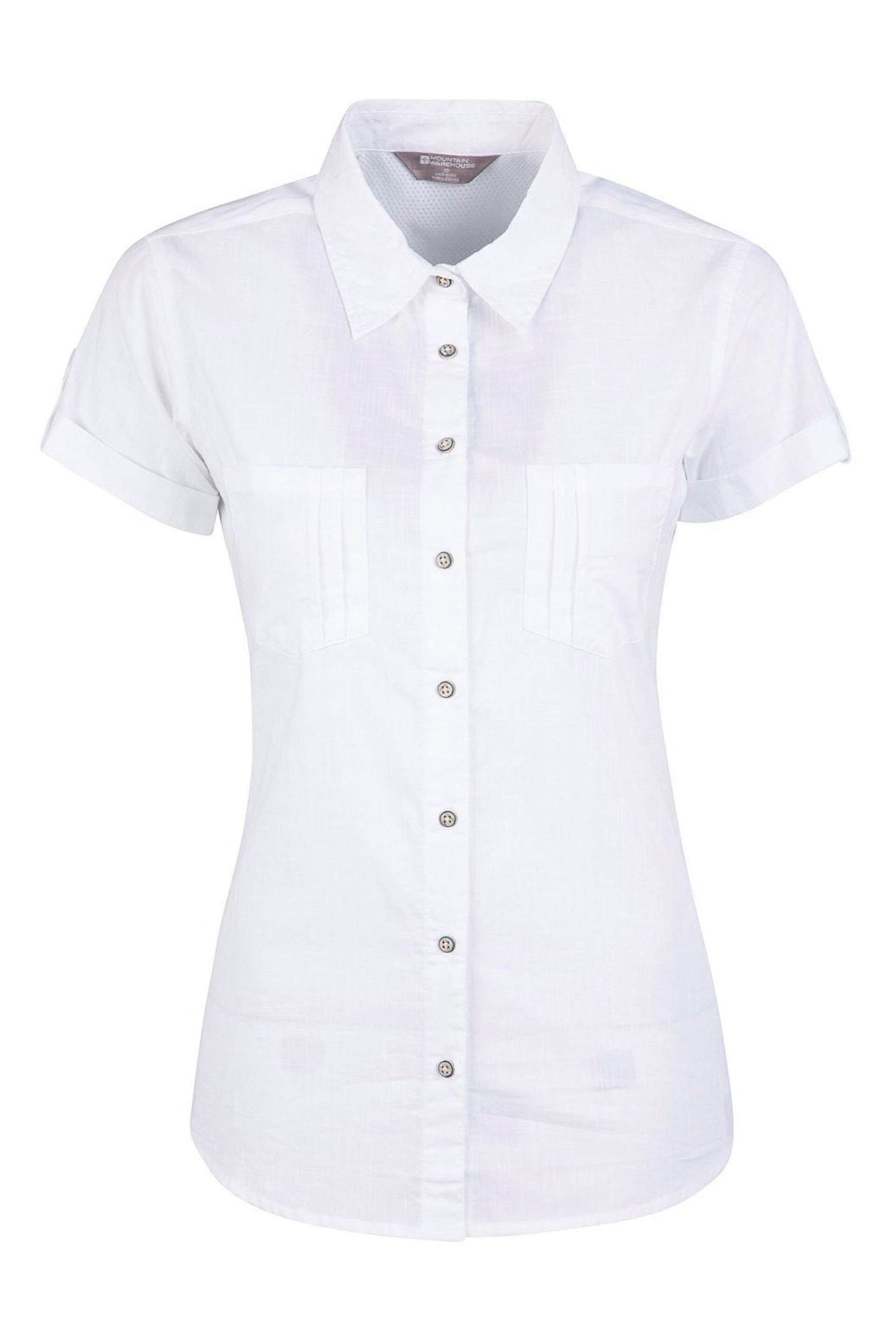 Mountain Warehouse White Coconut Short Sleeve Womens Shirt - Image 1 of 4