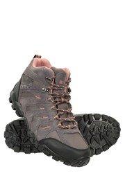 Mountain Warehouse Grey Belfour Womens Waterproof, Lightweight Walking Boots - Image 1 of 4