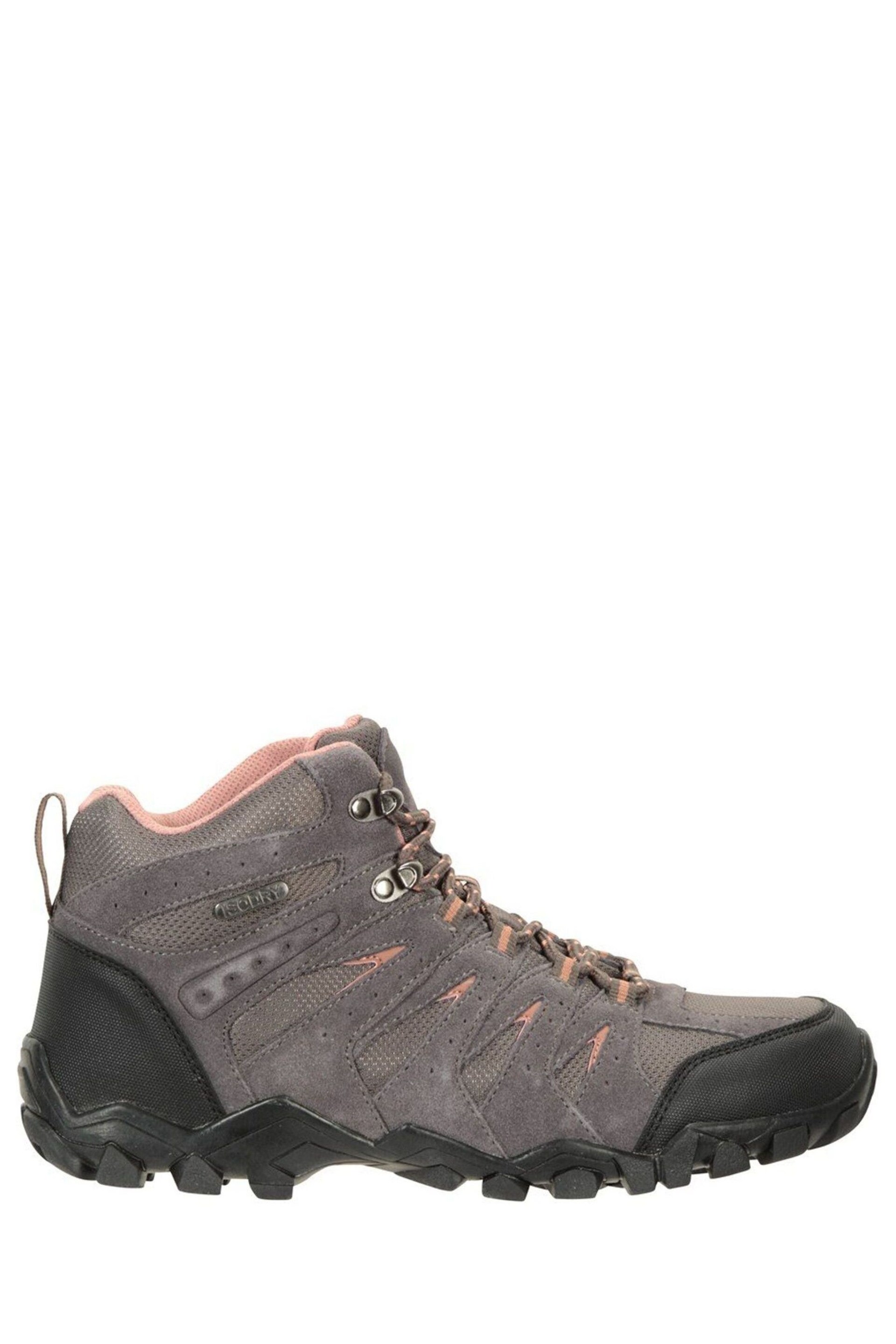 Mountain Warehouse Grey Belfour Womens Waterproof, Lightweight Walking Boots - Image 2 of 4